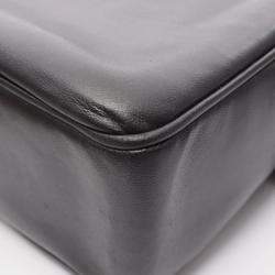 Pre Owned حقيبة شانيل تريبل كوكو مارك كتف جلد أسود