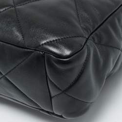 مملوكة مسبقًا Chanel Vertical 19 Black Quilted Leather Shopping Bag