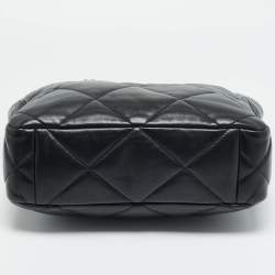 مملوكة مسبقًا Chanel Vertical 19 Black Quilted Leather Shopping Bag