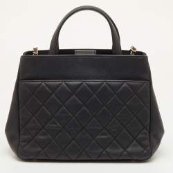 مملوكة مسبقًا حقيبة تسوق شانيل بزنس أفينيتي CC جلد كافيار أسود