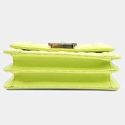 مملوكة مسبقًا Chanel Yellow Leather Boy Flap Bag