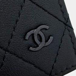 مملوكة مسبقًا Chanel Black Leather card wallet