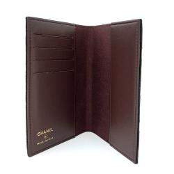 Pre Owned محفظة جواز السفر شانيل كافيار أسود