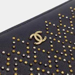 Pre Owned حقيبة كلتش شانيل جلد أسود جديدة وسط