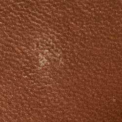 Pre Owned Chanel Metallic Embossed Camellia Leather CC Wallet On Chain