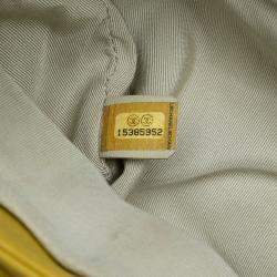 مملوكة مسبقًا Chanel Yellow CC Quilted Lambskin Chain Around Flap
