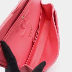 مملوكة مسبقًا Chanel Classic Double Flap Pink Leather Shoulder Bag