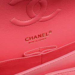 مملوكة مسبقًا Chanel Classic Double Flap Pink Leather Shoulder Bag