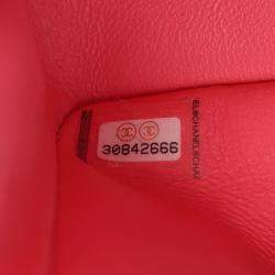 مملوكة مسبقًا Chanel Classic Double Flap Pink Leather Shoulder Bag