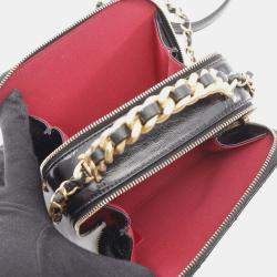 Pre Owned Chanel Pick Me Up Black Leather Vanity Case
