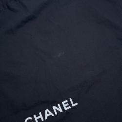 مملوكة مسبقًا حقيبة كتف شانيل 22 جينز أزرق حجم صغير