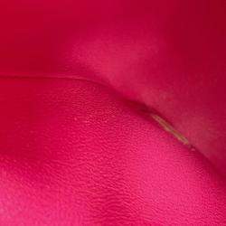 مملوكة مسبقًا حقيبة كتف بشريط شانيل ماتلاسي فردي جلد خروف وردي حجم 17