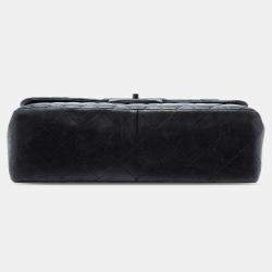 مملوكة مسبقًا Chanel Black Jumbo Classic Lambskin Double Flap