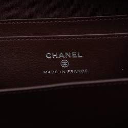 Pre Owned Chanel Black CC Quilted Caviar Camera Bag