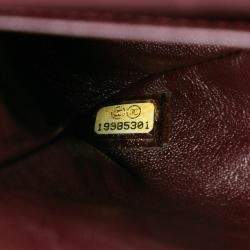 Pre Owned حقيبة شانيل جامبو كلاسيك جلد غنم أسود بقلّاب مزدوج