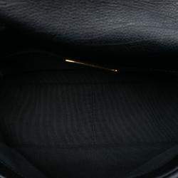 Pre Owned Chanel Black Medium Crochet Calfskin 19 Flap