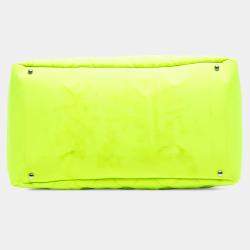 مملوكة مسبقًا Chanel Paris Biarritz Quilted Canvas Fluo Duffle Bag