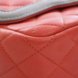 مملوكة مسبقًا Chanel Red Mini Quilted Lambskin Two Tone Day Flap
