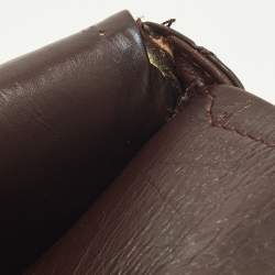 مملوكة مسبقًا Chanel Lucky Charm Reissue 2.55 Classic 225 Dark Burgundy Aged Quilted Leather Flap Bag