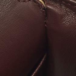 مملوكة مسبقًا Chanel Lucky Charm Reissue 2.55 Classic 225 Dark Burgundy Aged Quilted Leather Flap Bag