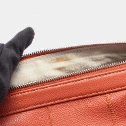 Pre Owned Chanel Chocolate Bar Hand Bag Leather Grained Calf Pink Shw Cc Coco