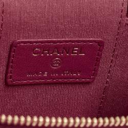 مملوكة مسبقًا Chanel Vanity Case Mini Pink Quilted Leather Chain Bag