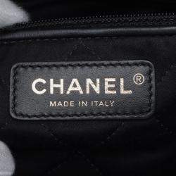 مملوكة مسبقًا Chanel Black Large Shiny Quilted Calfskin 22 Backpack