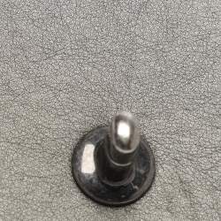 مملوكة مسبقًا Chanel Propeller Mini Metallic Grey Leather Flap Bag