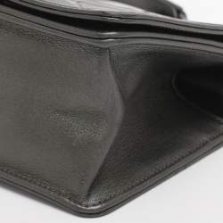 مملوكة مسبقًا Chanel Propeller Mini Metallic Grey Leather Flap Bag