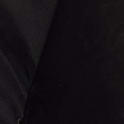 Pre Owned Chanel Black Caviar Leather CC Interlocking Compact Wallet