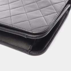 مملوكة مسبقًا Chanel Full Flap Black Leather Shoulder Bag