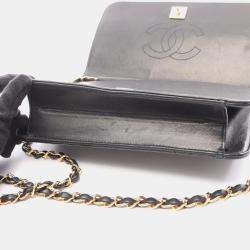 مملوكة مسبقًا Chanel Full Flap Black Leather Shoulder Bag