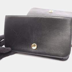 مملوكة مسبقًا Chanel Full Flap Black Leather Shoulder Bag