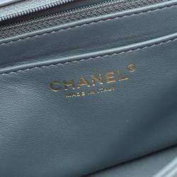 Pre Owned حقيبة شانيل قلاب جلد مقبض علوي كتف