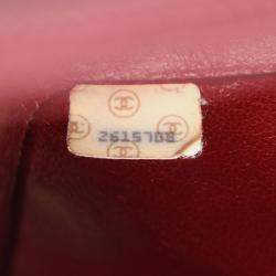 مملوكة مسبقًا حقيبة كتف قابلة للطي جلد أسود شانيل ديانا