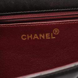 مملوكة مسبقًا Chanel Square Flap Black Quilted Leather Shoulder Bag