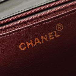 مملوكة مسبقًا Chanel Square Flap Black Quilted Leather Shoulder Bag