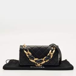 مملوكة مسبقًا Chanel Chain is More Black Quilted Leather Flap Bag