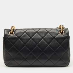 مملوكة مسبقًا Chanel Chain is More Black Quilted Leather Flap Bag