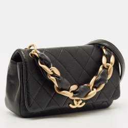 مملوكة مسبقًا Chanel Chain is More Black Quilted Leather Flap Bag