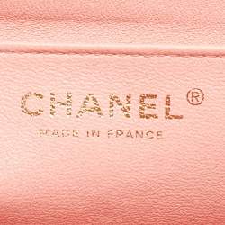 Pre Owned Chanel Classic Single Flap Jumbo Ombre Orange Quilted Leather Flap Bag