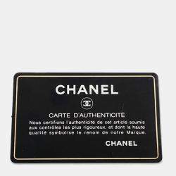 مملوكة مسبقًا حقيبة شانيل كتف سلسلة رقم 19 شامواه سوداء حجم كبير