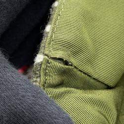 مملوكة مسبقًا Chanel Cc Logo Knit Shoulder Bag Khaki/Multicolor Knit Size 25