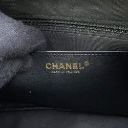 مملوكة مسبقًا Chanel Matelasse Bowling 2Way Handbag Black Calf Leather