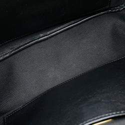 مملوكة مسبقًا Chanel Matelasse Bowling 2Way Handbag Black Calf Leather