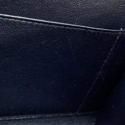 مملوكة مسبقًا حقيبة شانيل شوكولاتة بار سلسلة كتف دنيم كحلي