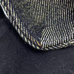 مملوكة مسبقًا حقيبة شانيل شوكولاتة بار سلسلة كتف دنيم كحلي