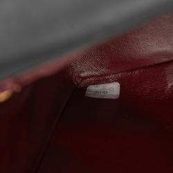 Pre Owned حقيبة شانيل جلد حمل اسود ماكسي اكس لارج بقلاّب واحد