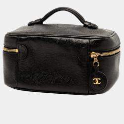 مملوكة مسبقًا Chanel Black CC Caviar Vanity Bag