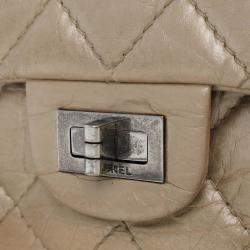 مملوكة مسبقًا Chanel Brown Reissue 2.55 Aged Calfskin Double Flap 226